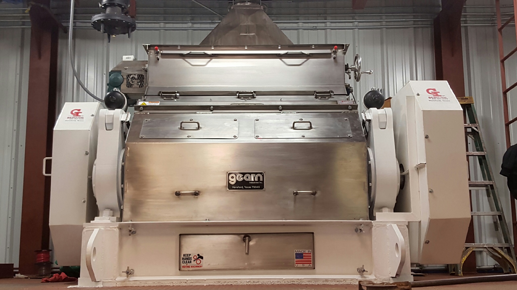 Gearn Inc Flaking Mill Roller Mill Steam Chest Steam Flake